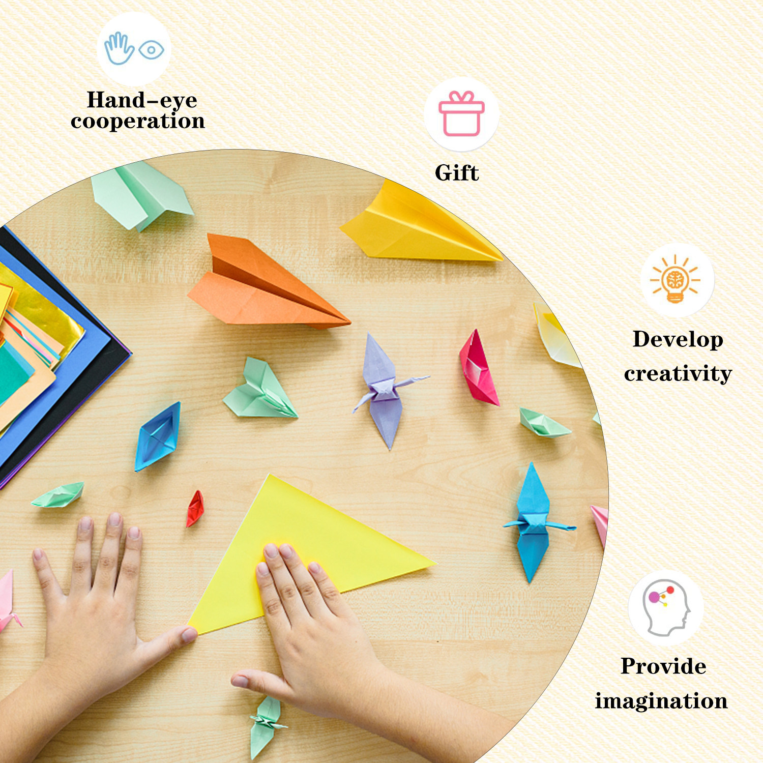 120 sheets origami paper